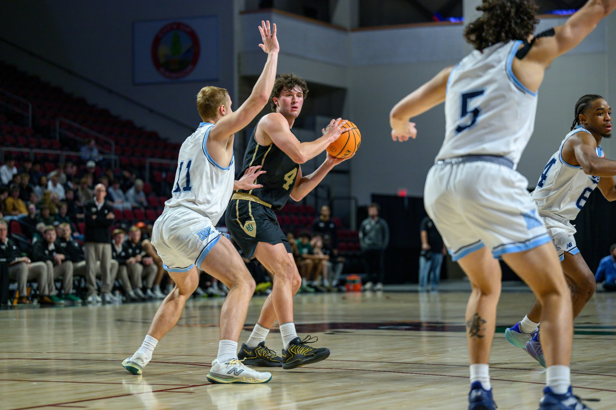 Husson Men's Basketball Scrimmage vs University of Maine Cross Insurance Center Bangor, Maine October 29, 2025 Photo: Eric Ogden