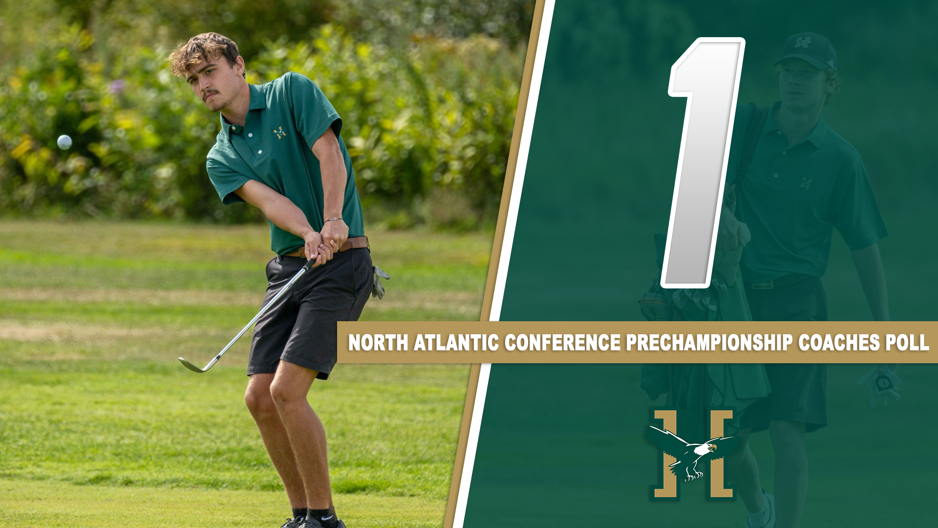 Men's Golf NAC Coaches Poll Graphic