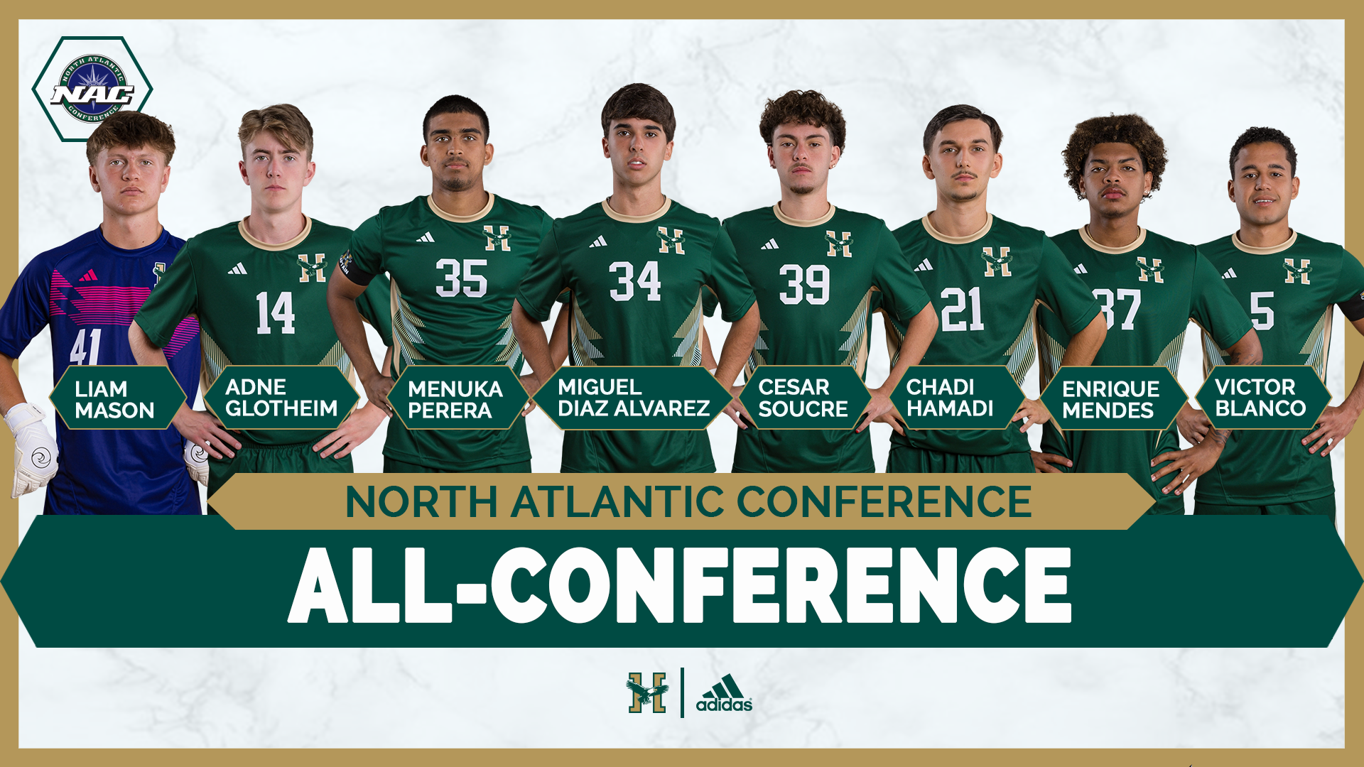 Men's Soccer All-Conference Graphic