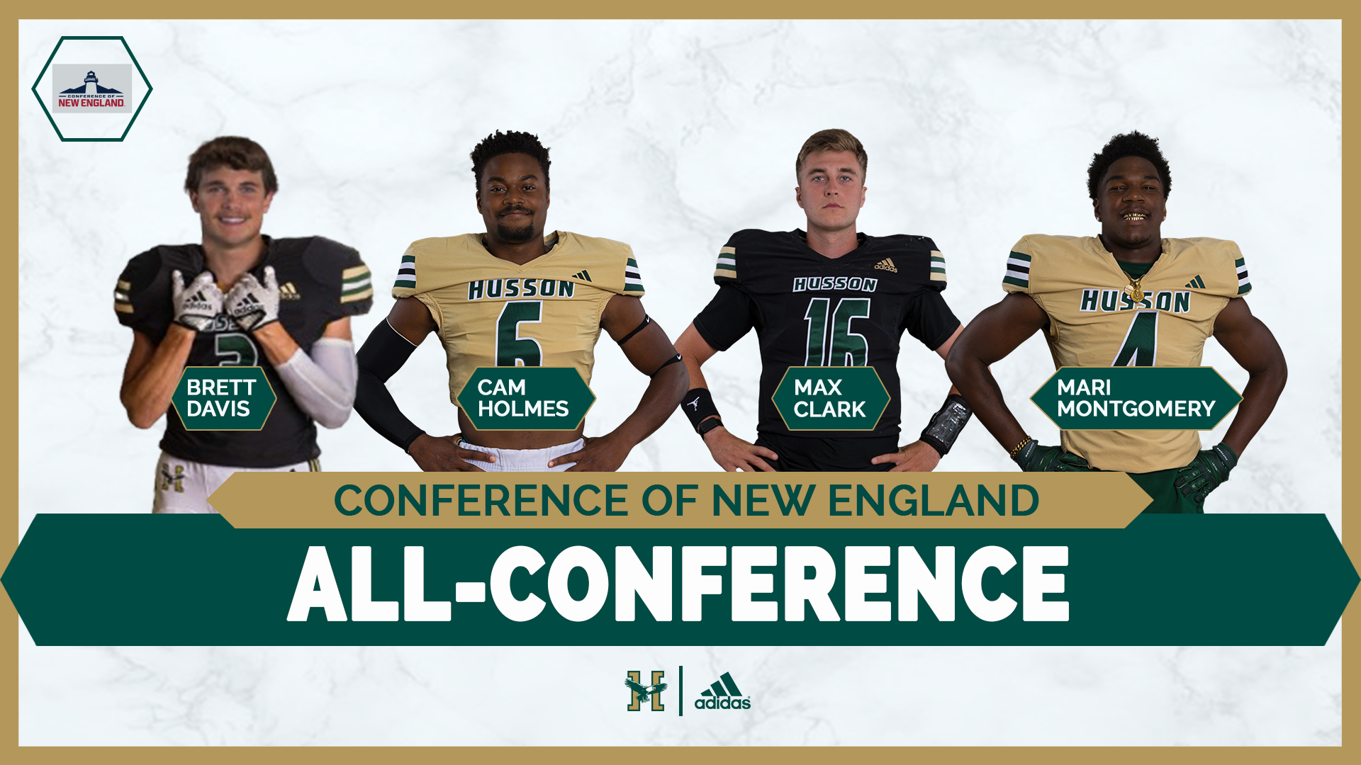 Football Offense All-Conference Graphic