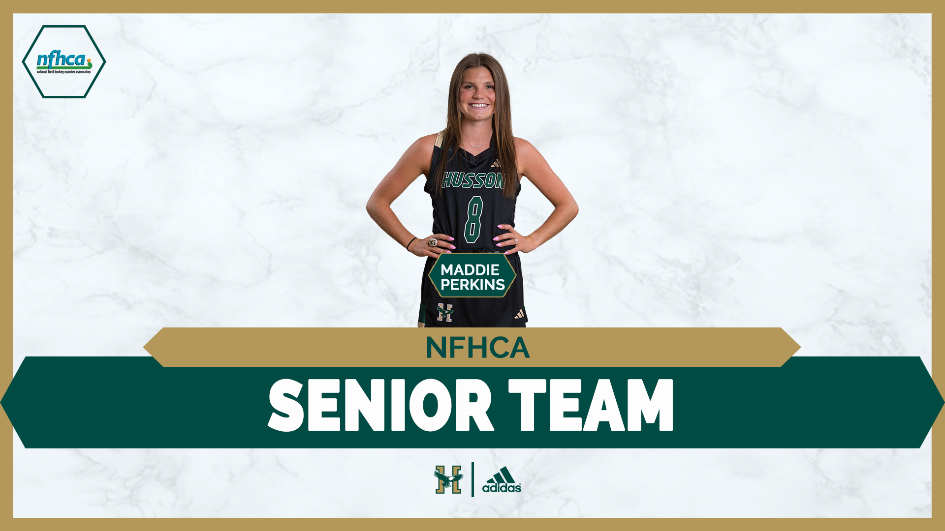 Maddie Perkins NFHCA Senior Team Graphic