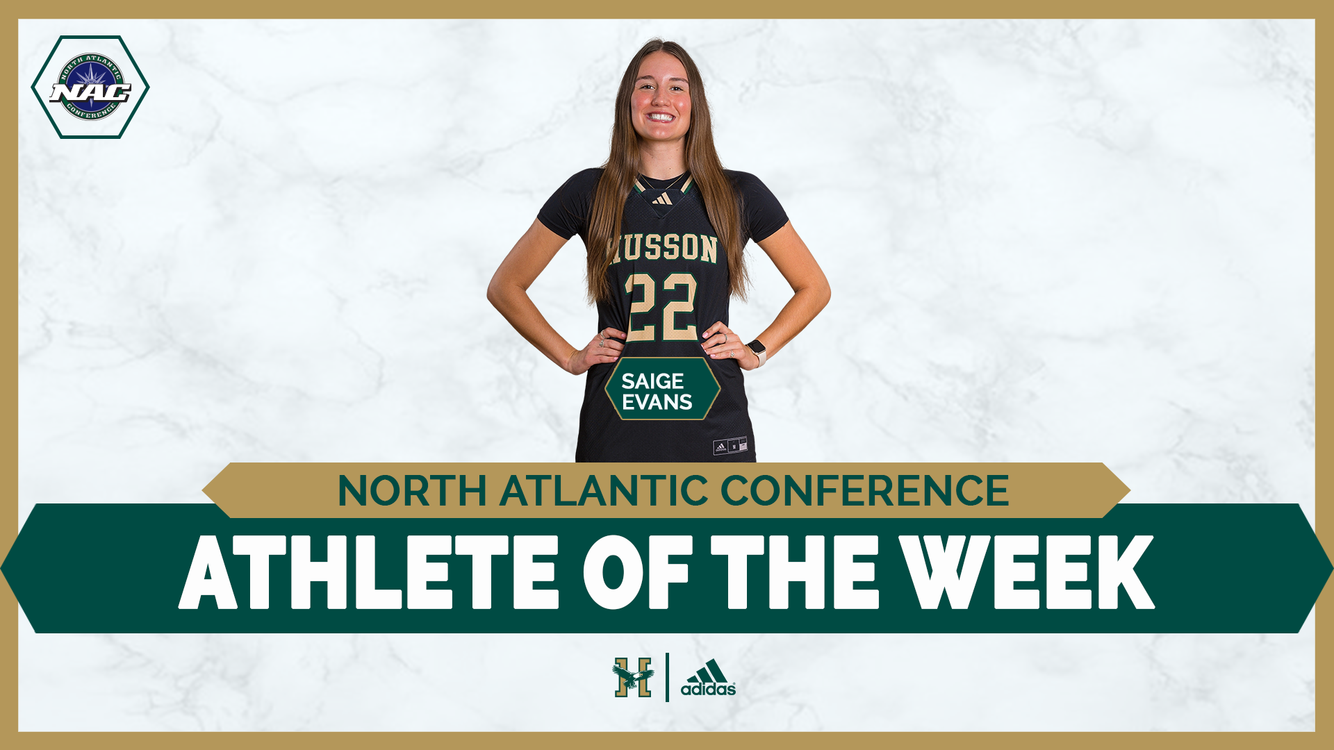 Saige Evans Weekly Award Graphic