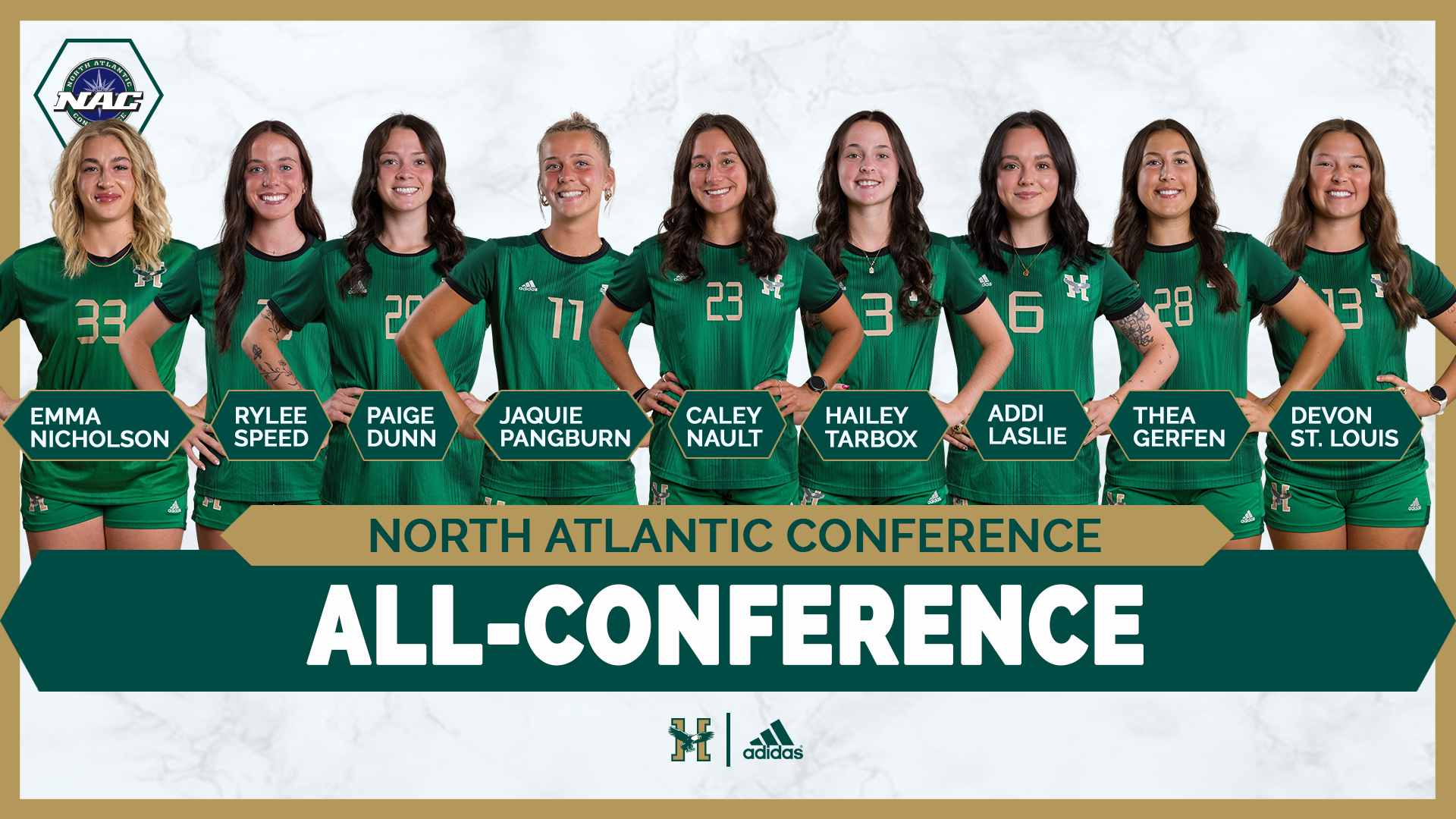 Women's Soccer All-Conference Graphic