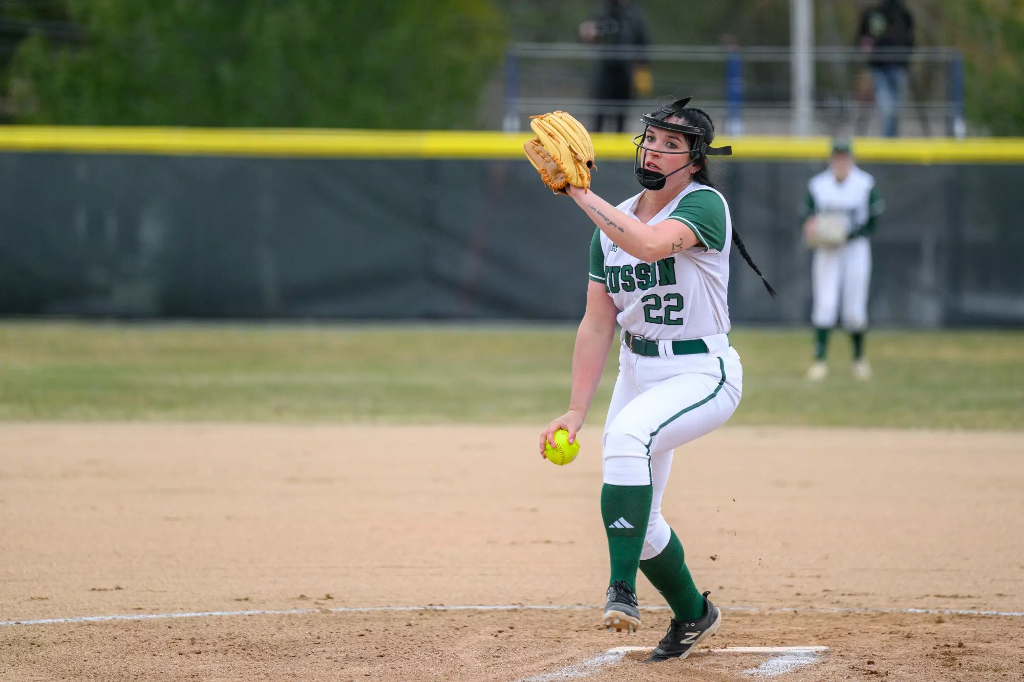 Husson Softball vs Thomas College Husson University Bangor, Maine April 18, 2025 Photo: Eric Ogden