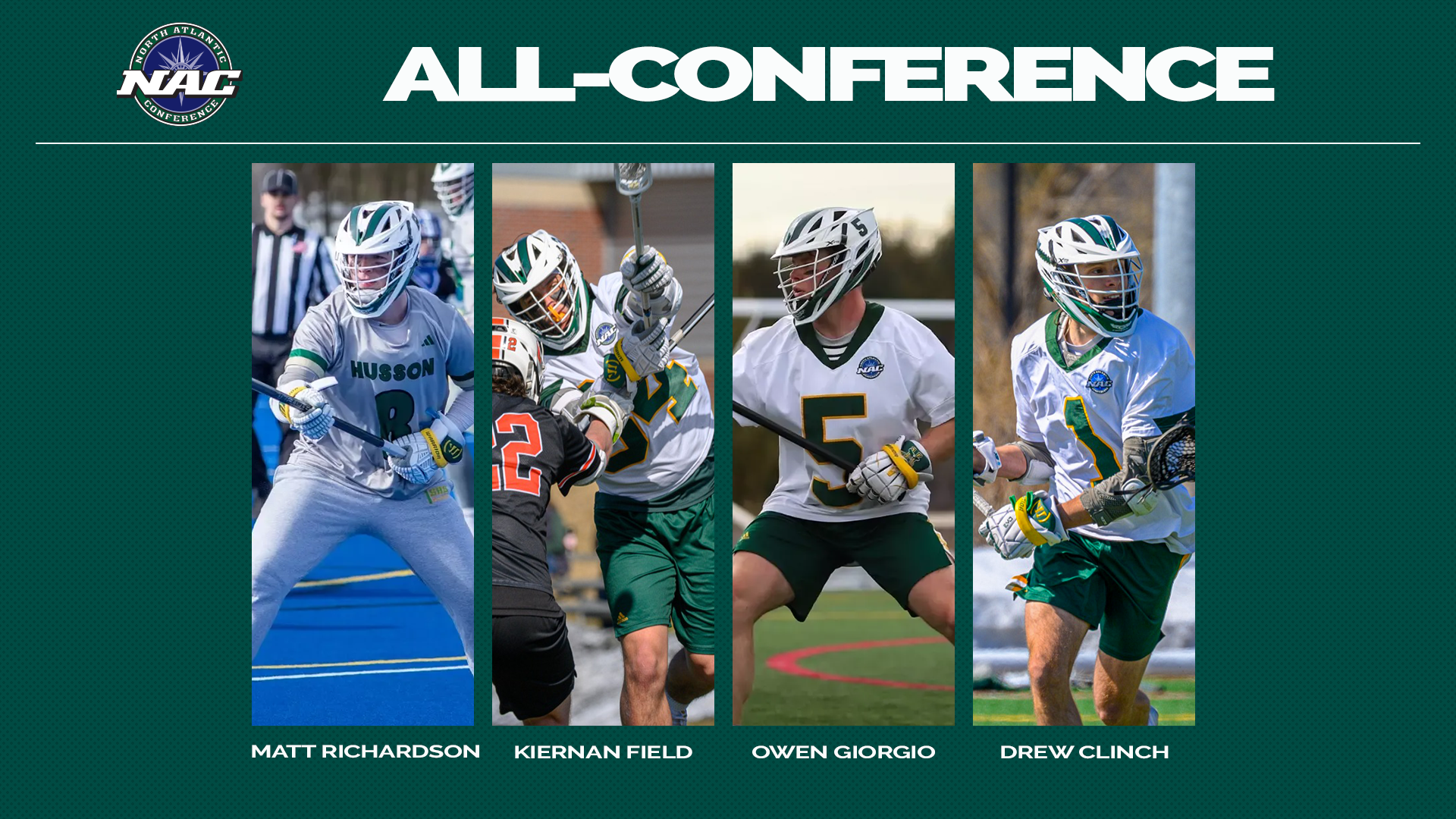 Men's Lacrosse All-Conference Graphic