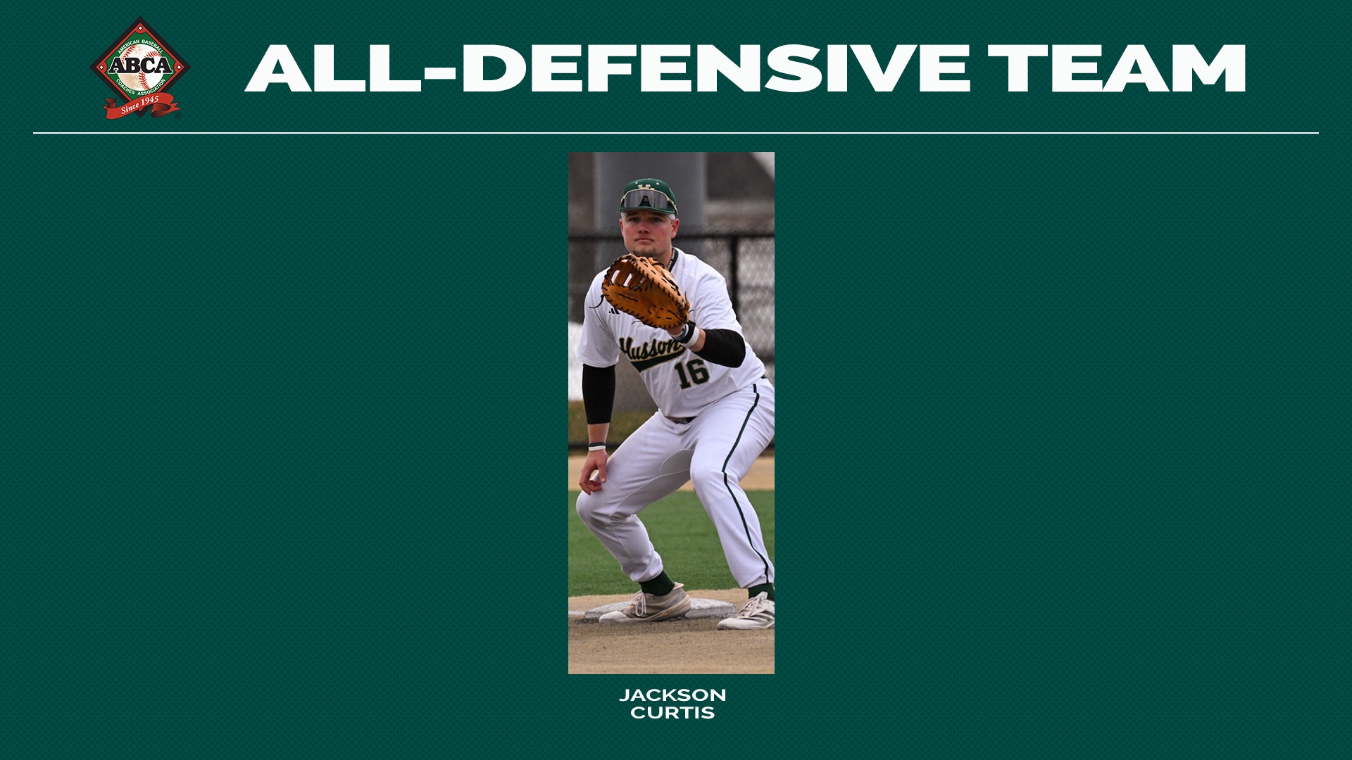 Jackson Curtis ABCA All-Defensive Team Graphic