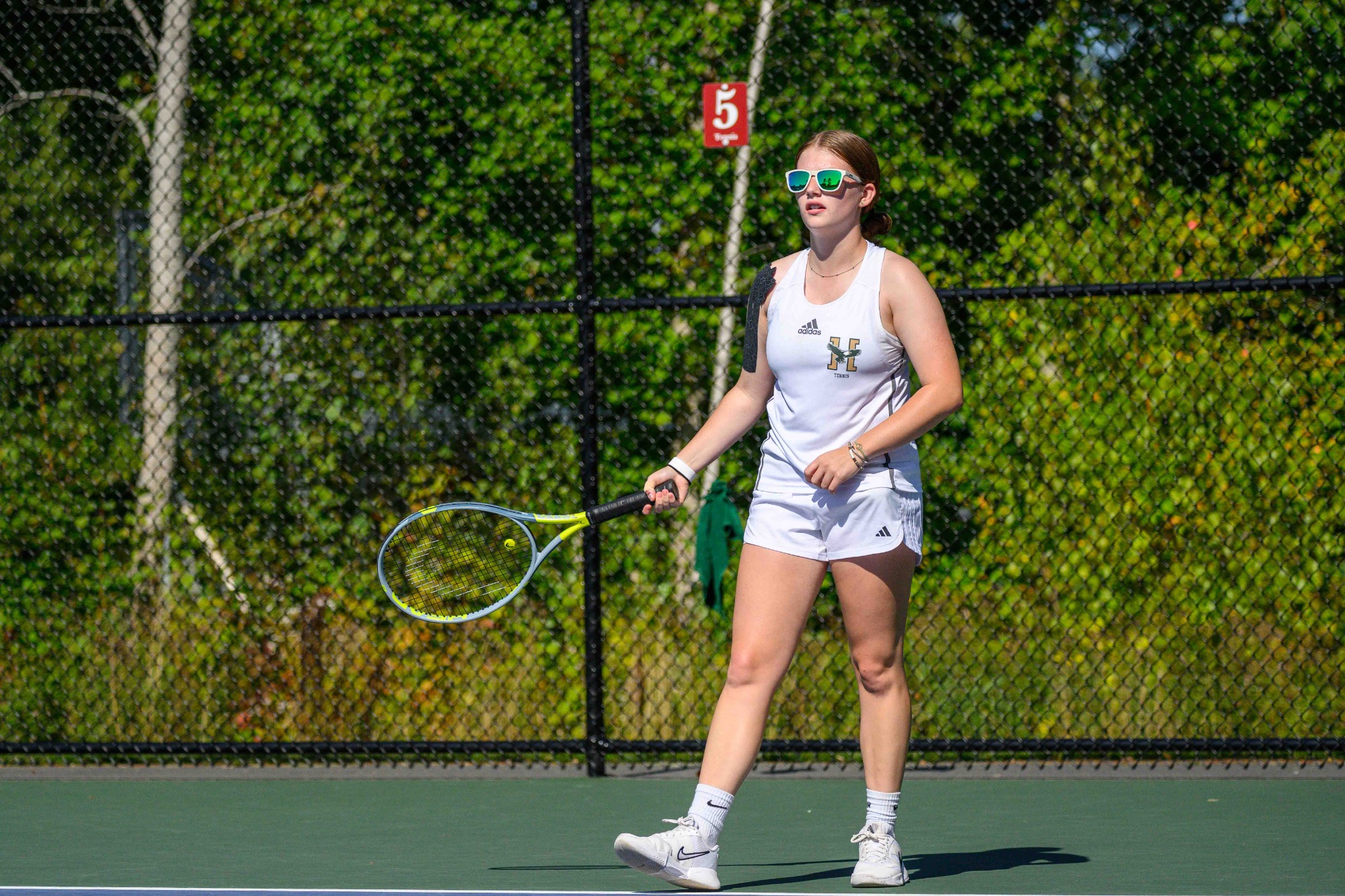 Husson Women's Tennis Bangor High School Bangor, Maine September 14, 2025 Photo: Eric Ogden
