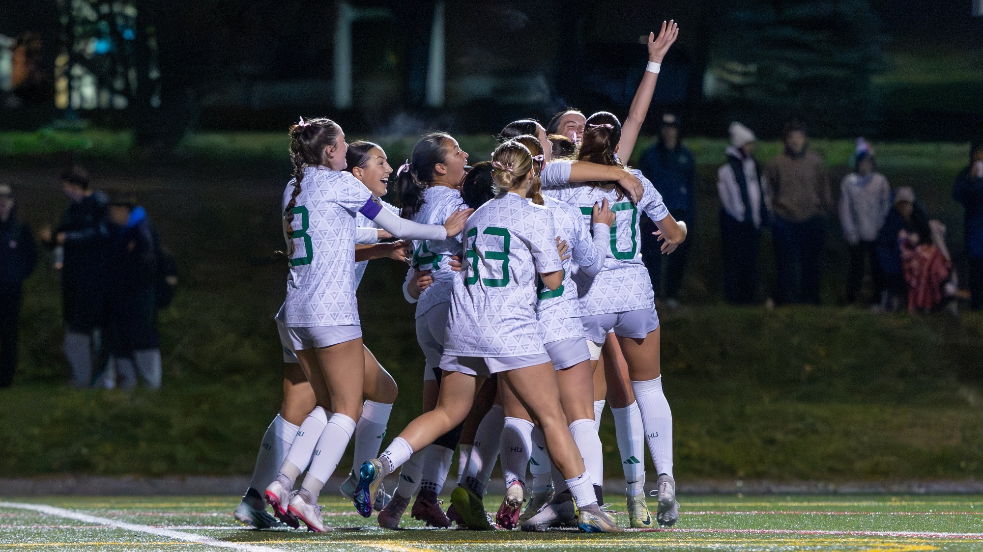 Women's Soccer Celebration Shot 10-28-26