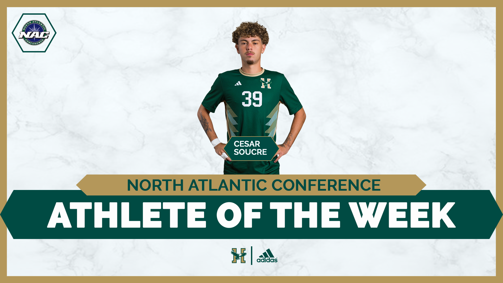 Cesar Soucre Weekly Award Graphic