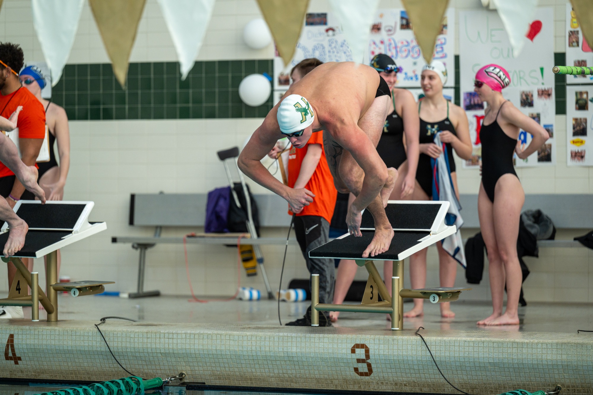 Husson Swim Meet Husson University Bangor, Maine January 31, 2026 Photo: Eric Ogden