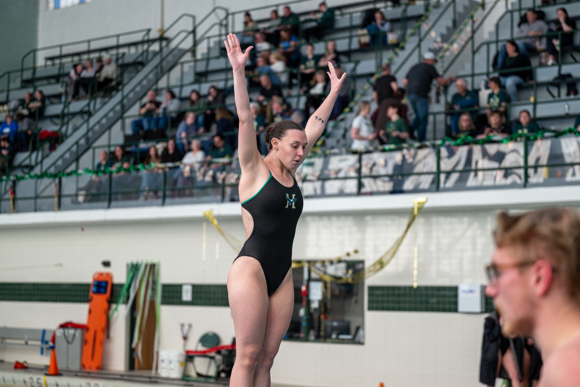 Husson Swim Meet Husson University Bangor, Maine January 31, 2026 Photo: Eric Ogden