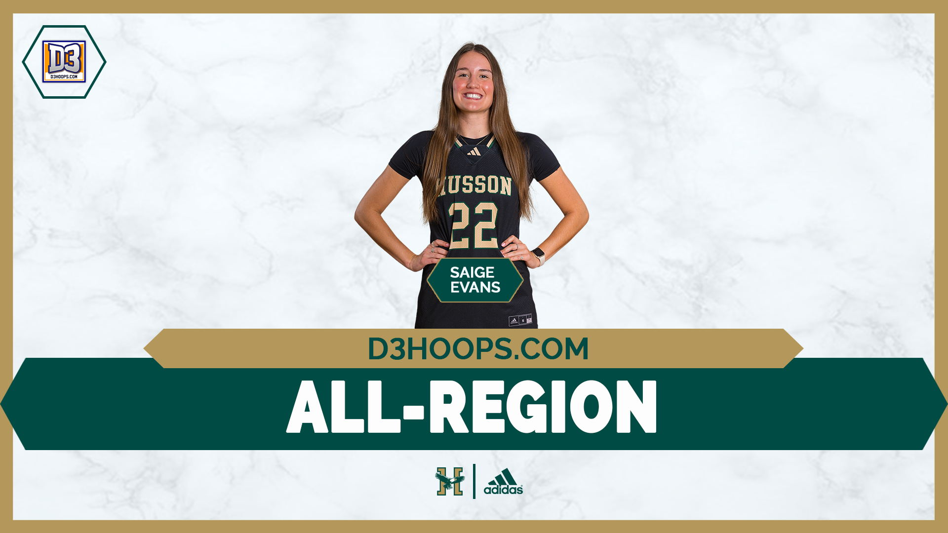 Women's Basketball All-Region Graphic