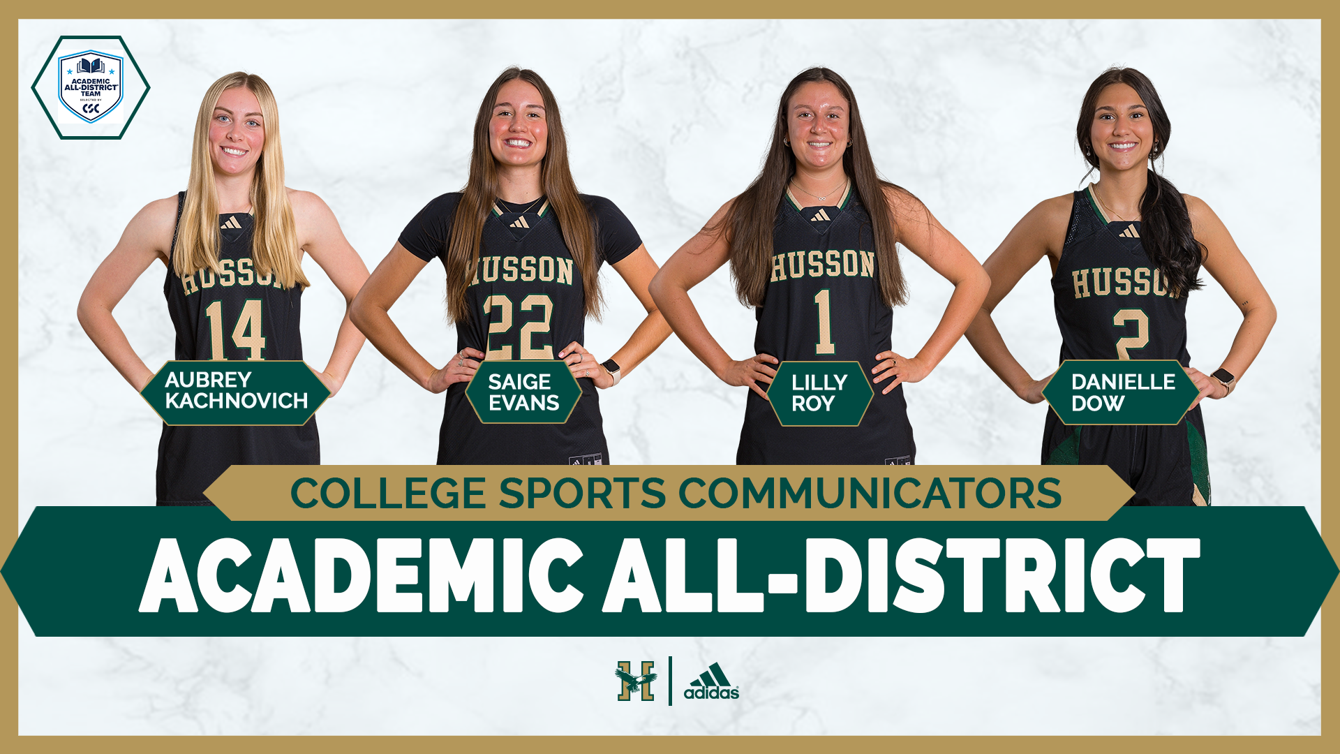 Women's Basketball Academic All-District Graphic