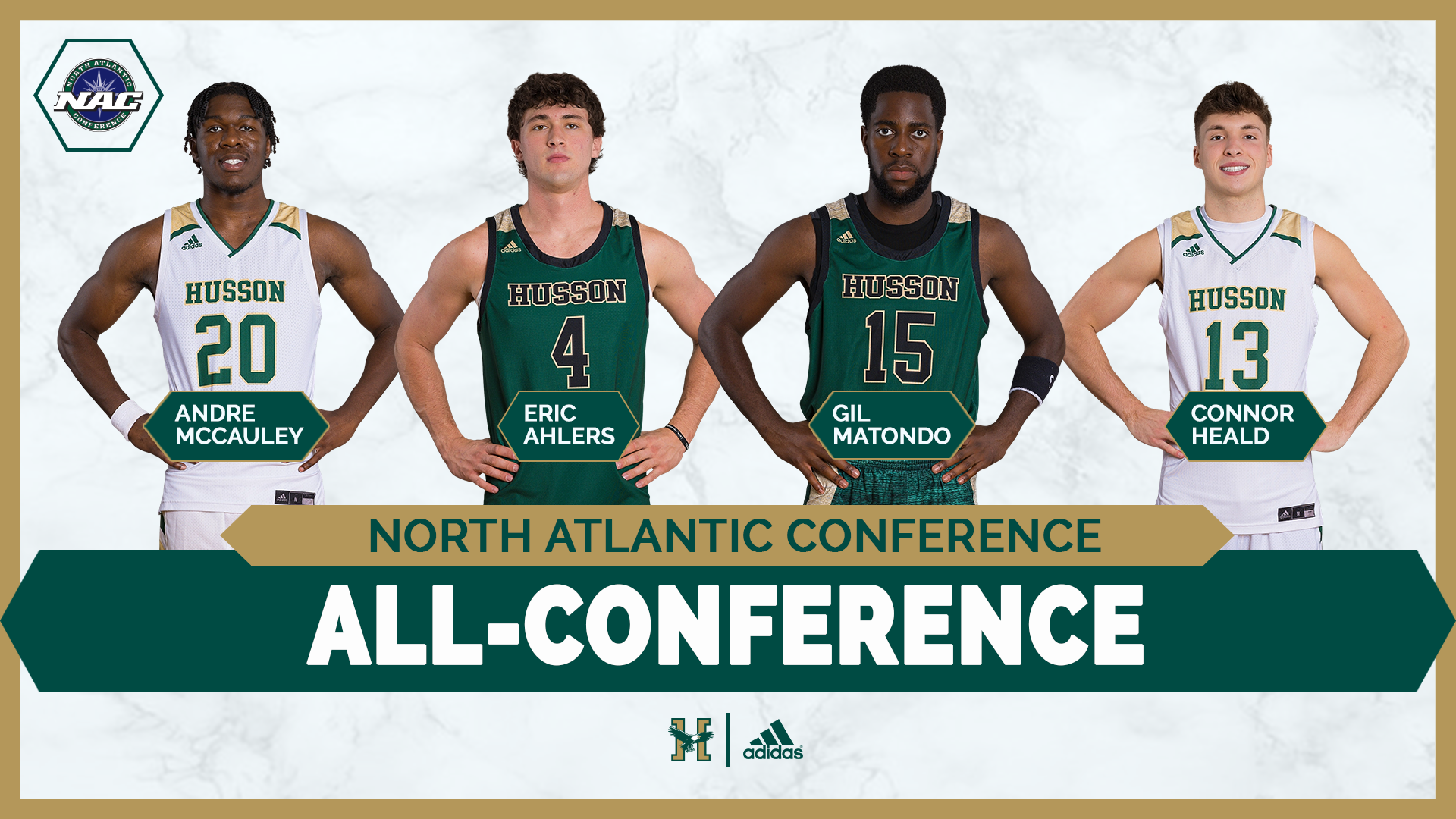Men's Basketball All-Conference Graphic