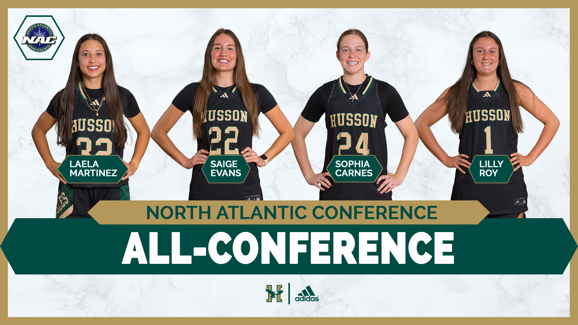 Women's Basketball All-Conference Graphic