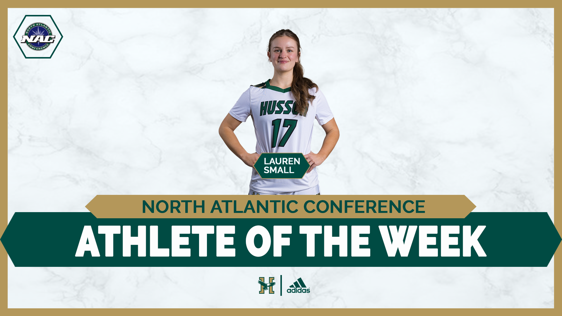 Lauren Small Weekly Award Graphic