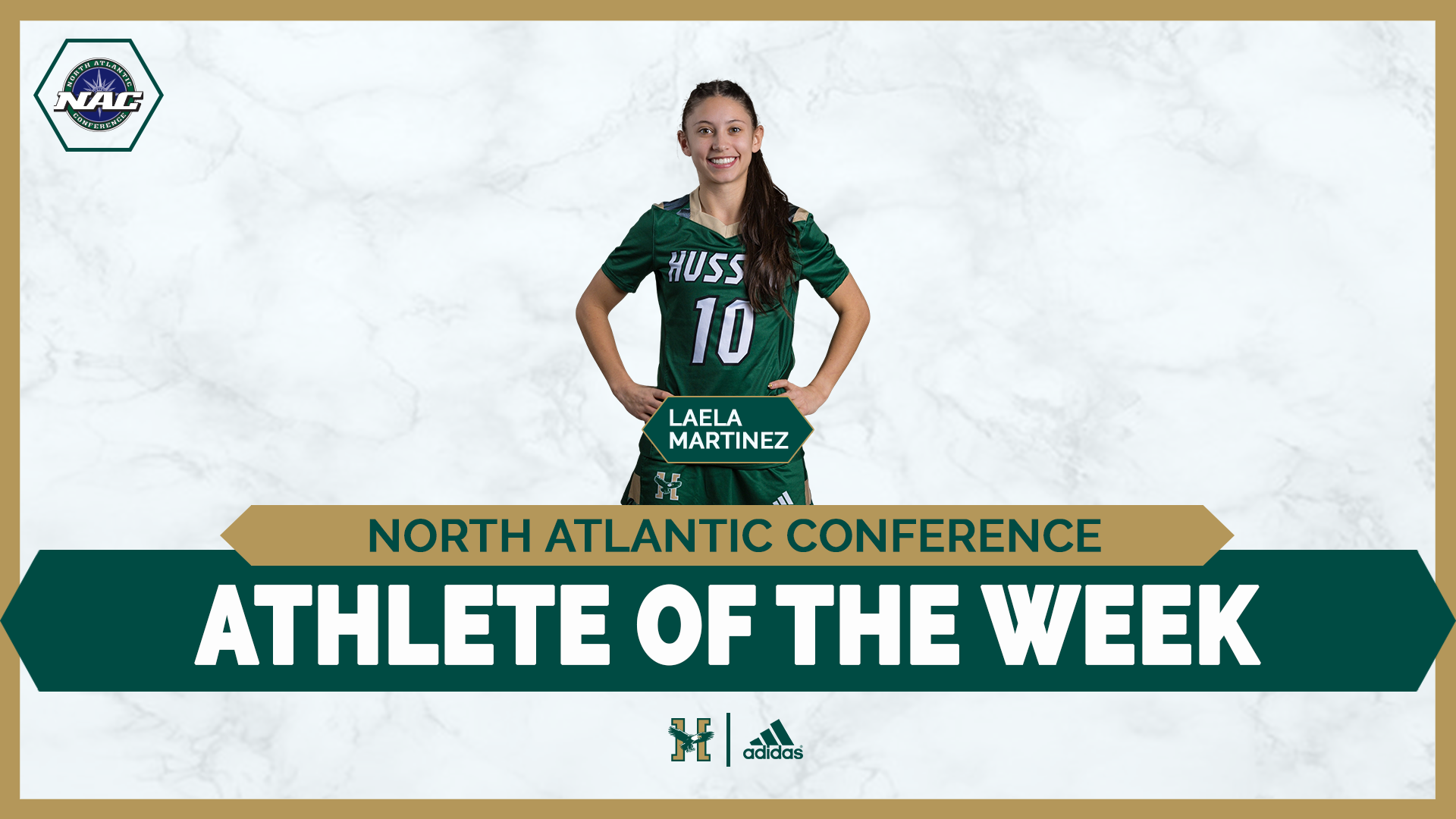 Laela Martinez Weekly Award Graphic