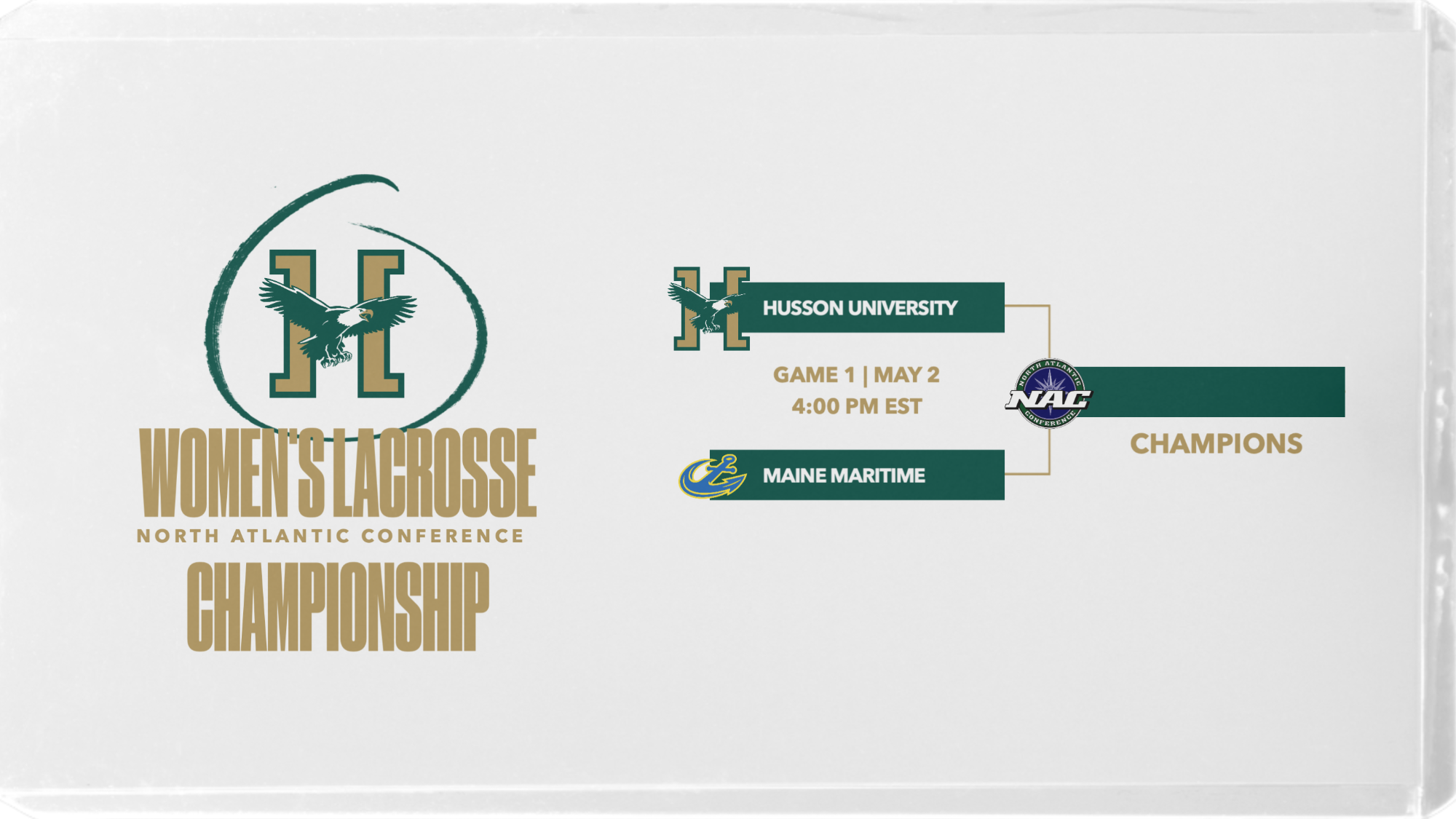 Women's Lacrosse Playoff Bracket Graphic