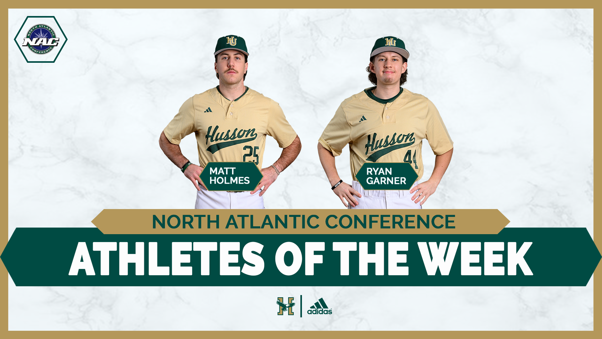 Matt Holmes and Ryan Garner Weekly Award Graphic