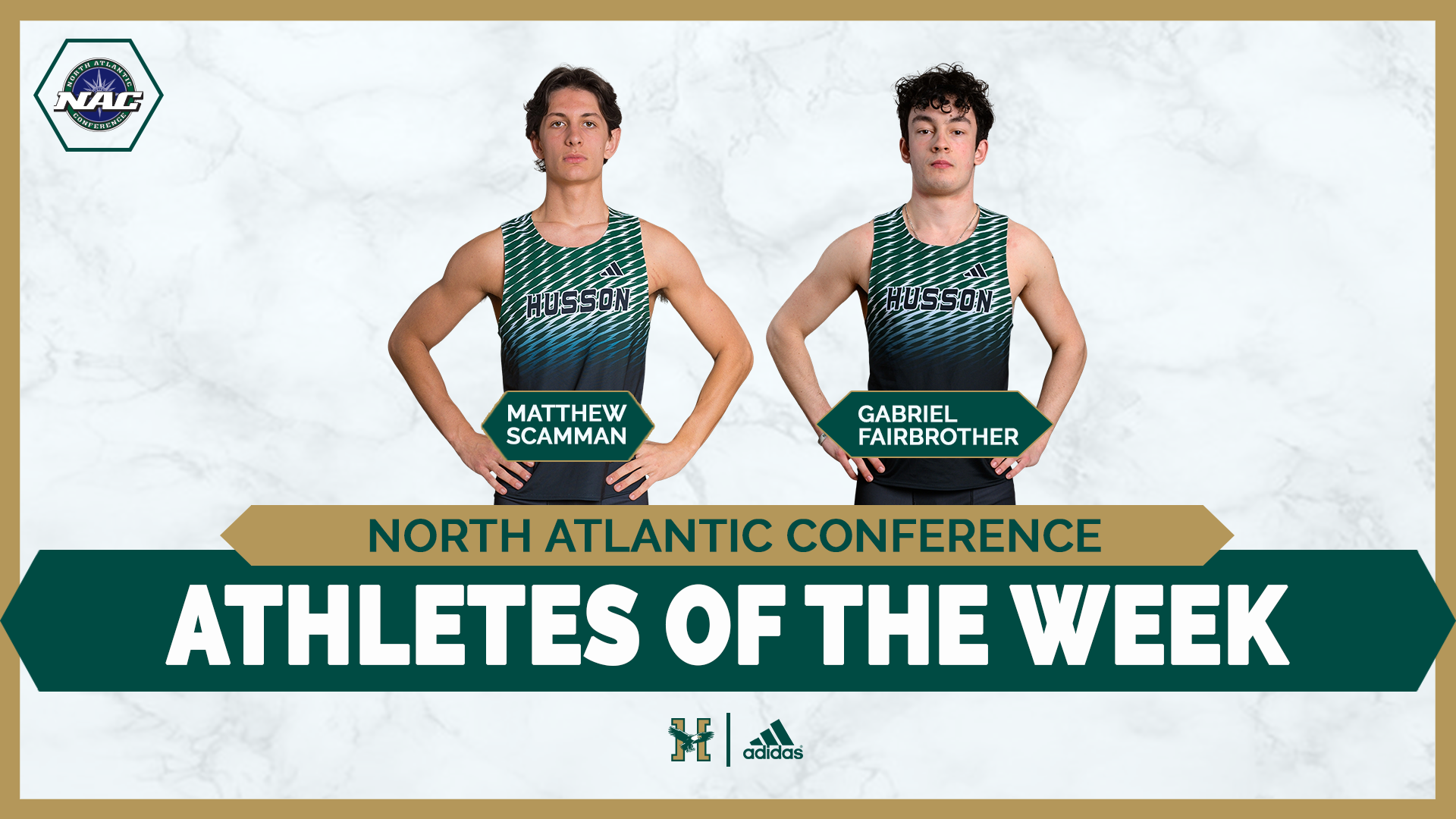 Matthew Scamman and Gabriel Fairbrother Weekly Award Graphic