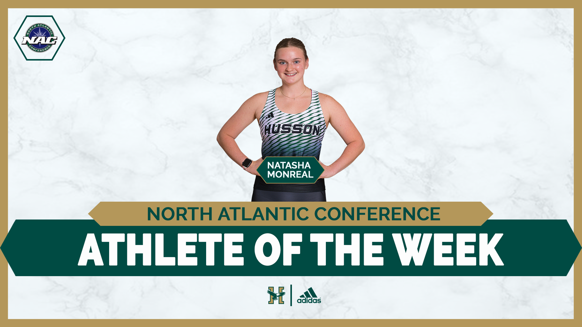 Natasha Monreal Weekly Award Graphic