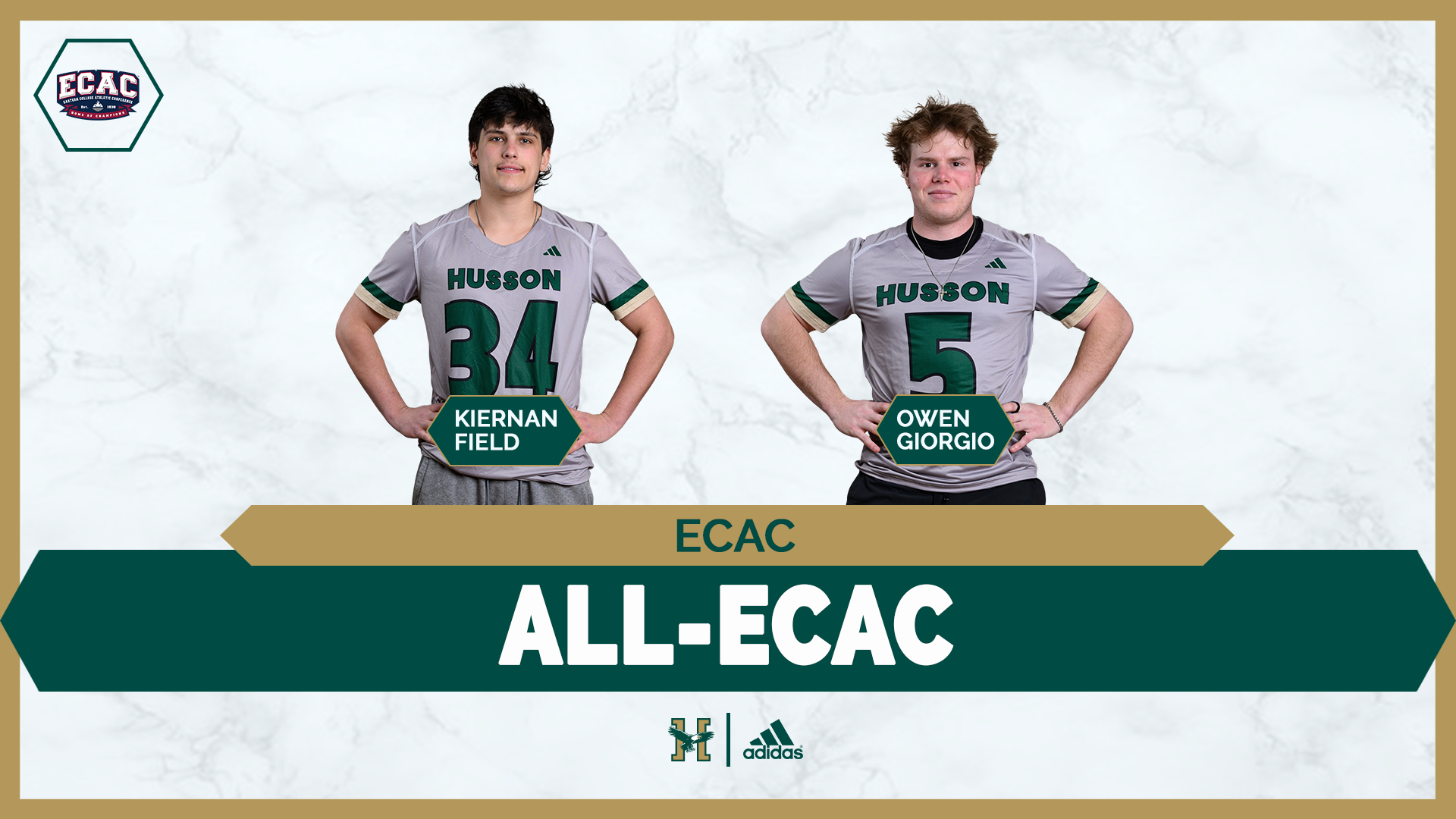 Men's Lacrosse All-ECAC Graphic