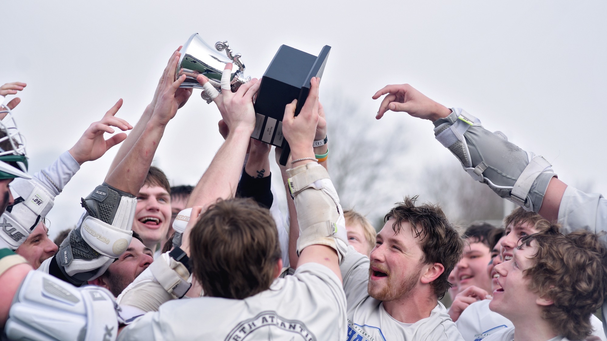 Men's Lacrosse Celebration Photo