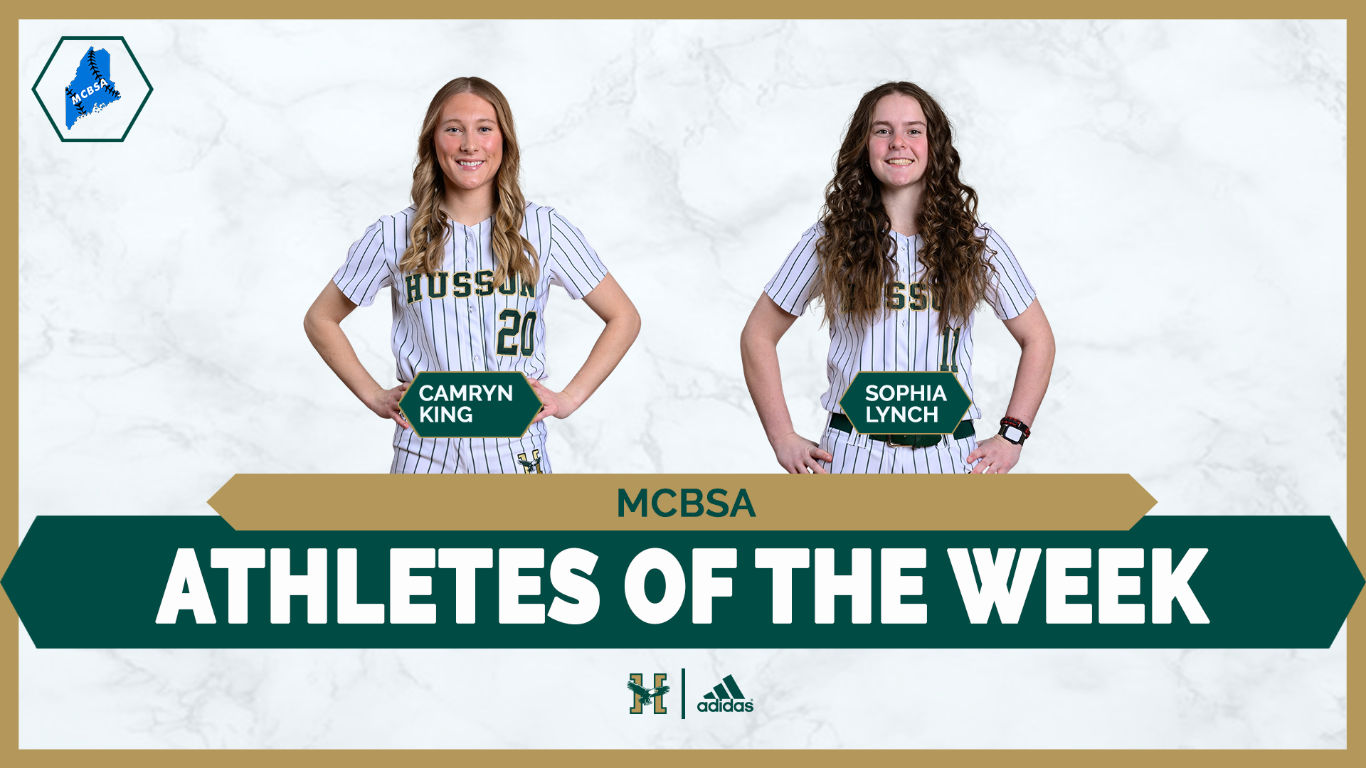 Camryn King and Sophia Lynch Weekly Award Graphic