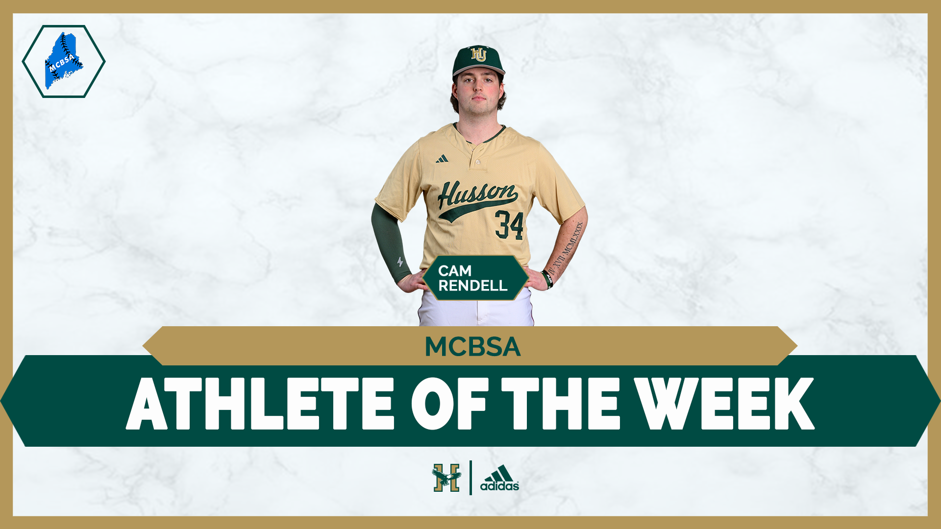 Cam Rendell Weekly Award Graphic