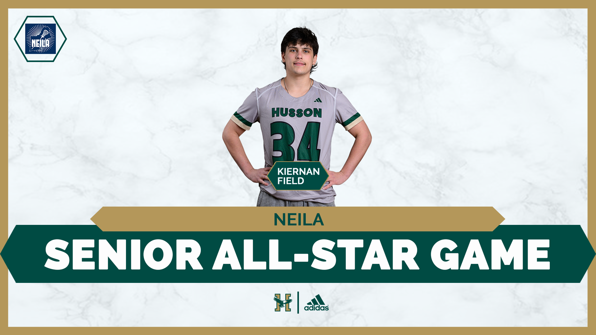 Men's Lacrosse NEILA Senior All-Star Game Graphic