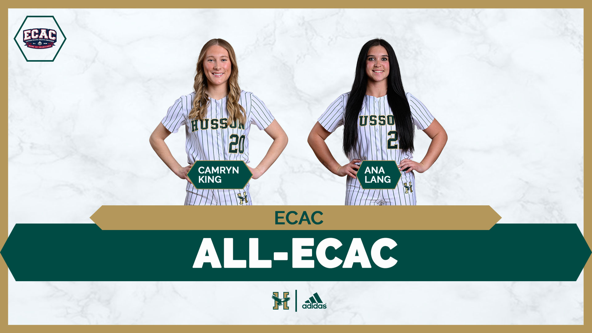 Softball All-ECAC Graphic