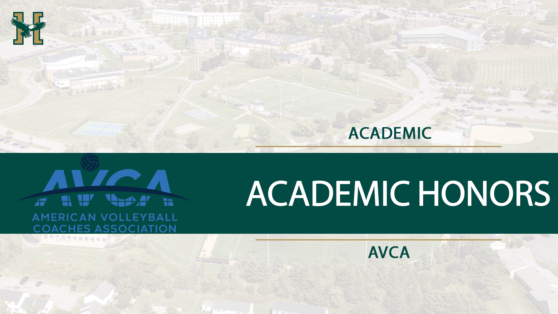 Volleyball AVCA Academic Award Graphic