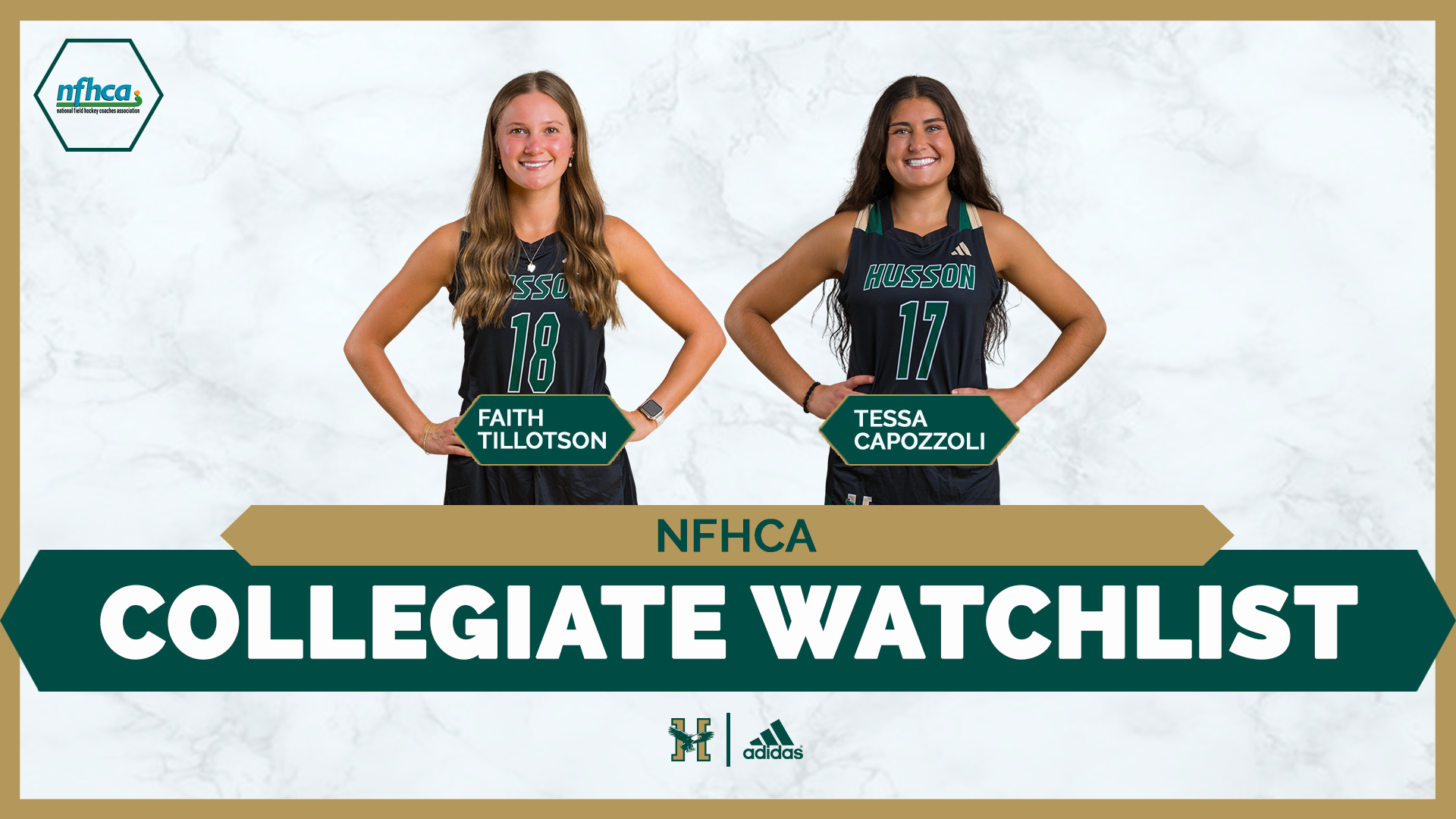 Field Hockey NFHCA Collegiate Watchlist Graphic 