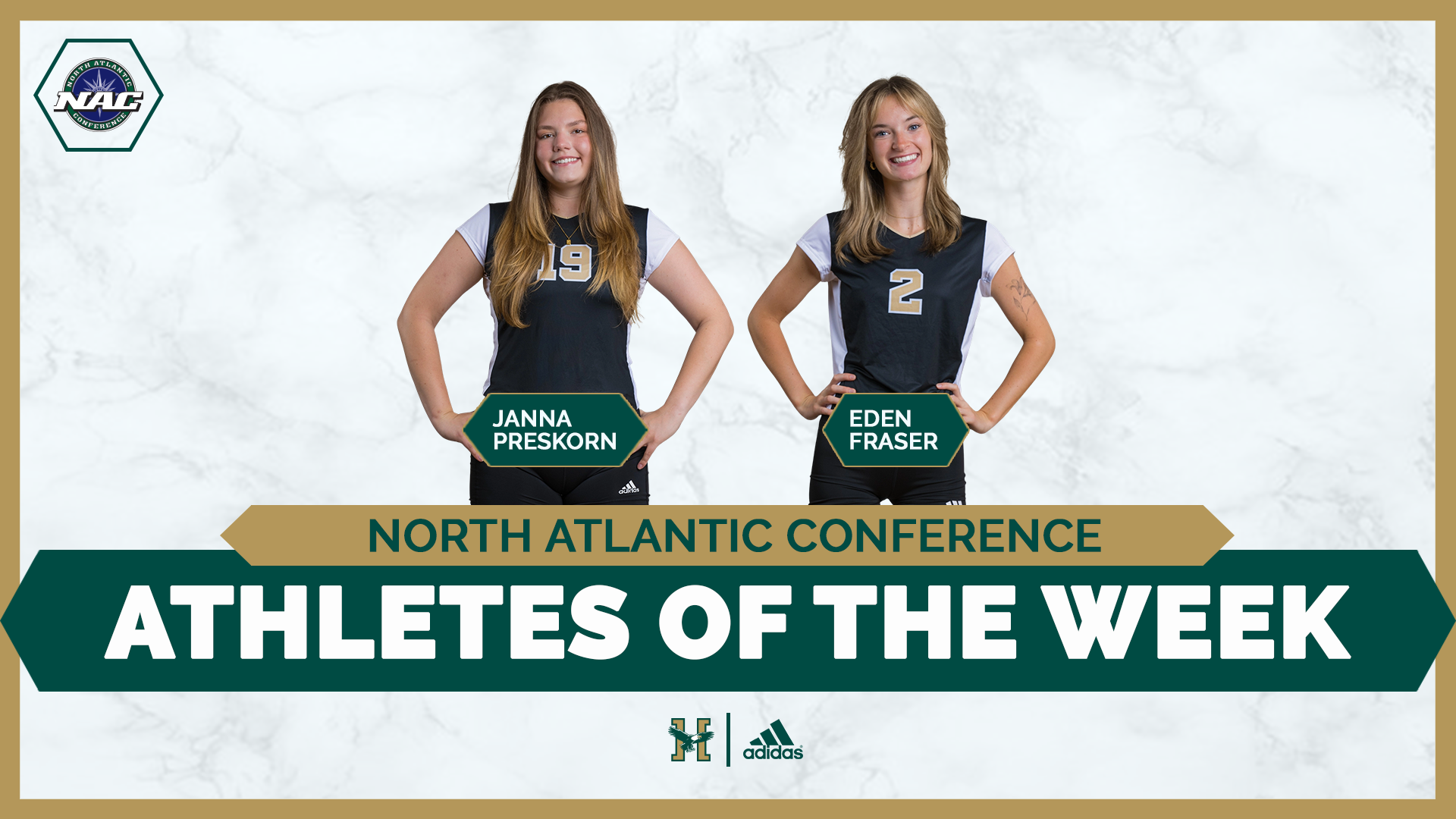 Janna Preskorn and Eden Fraser Weekly Award Graphic
