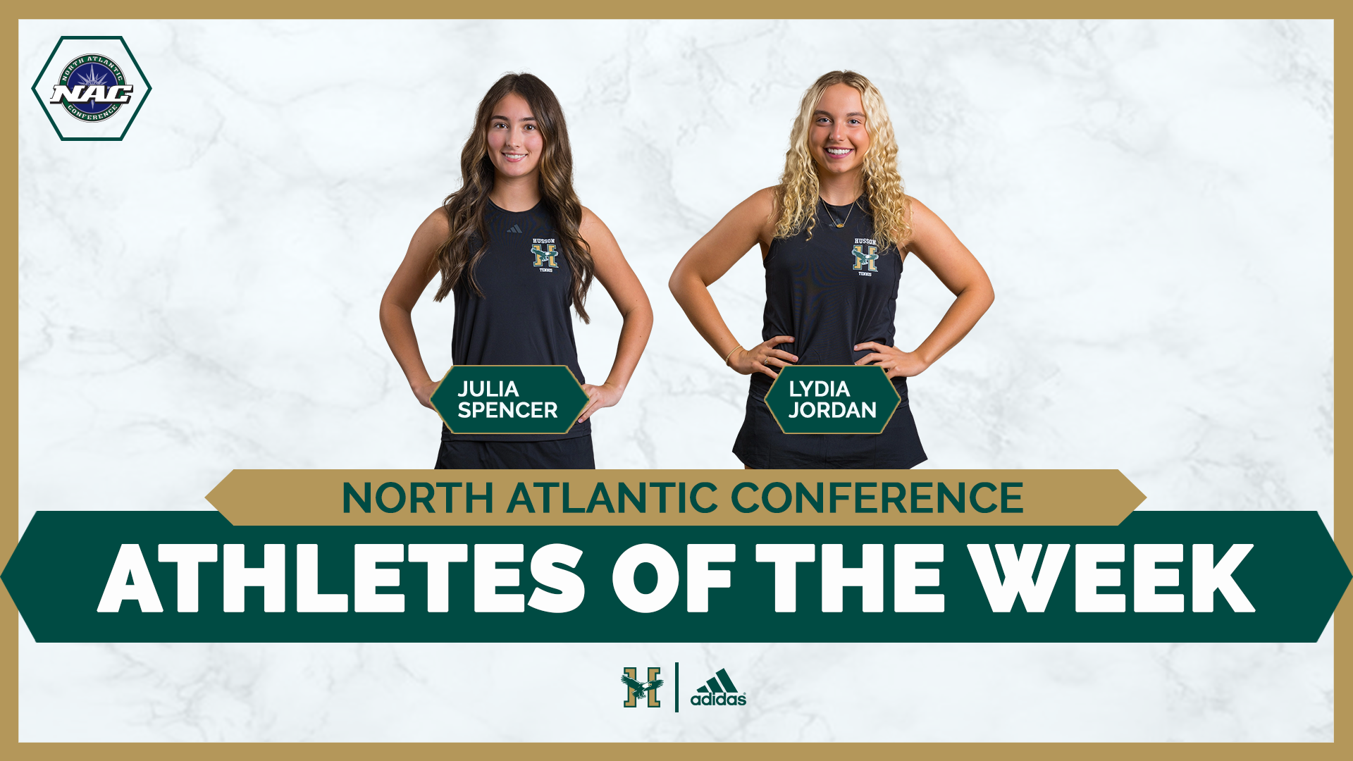Julia Spencer and Lydia Jordan Weekly Award Graphic