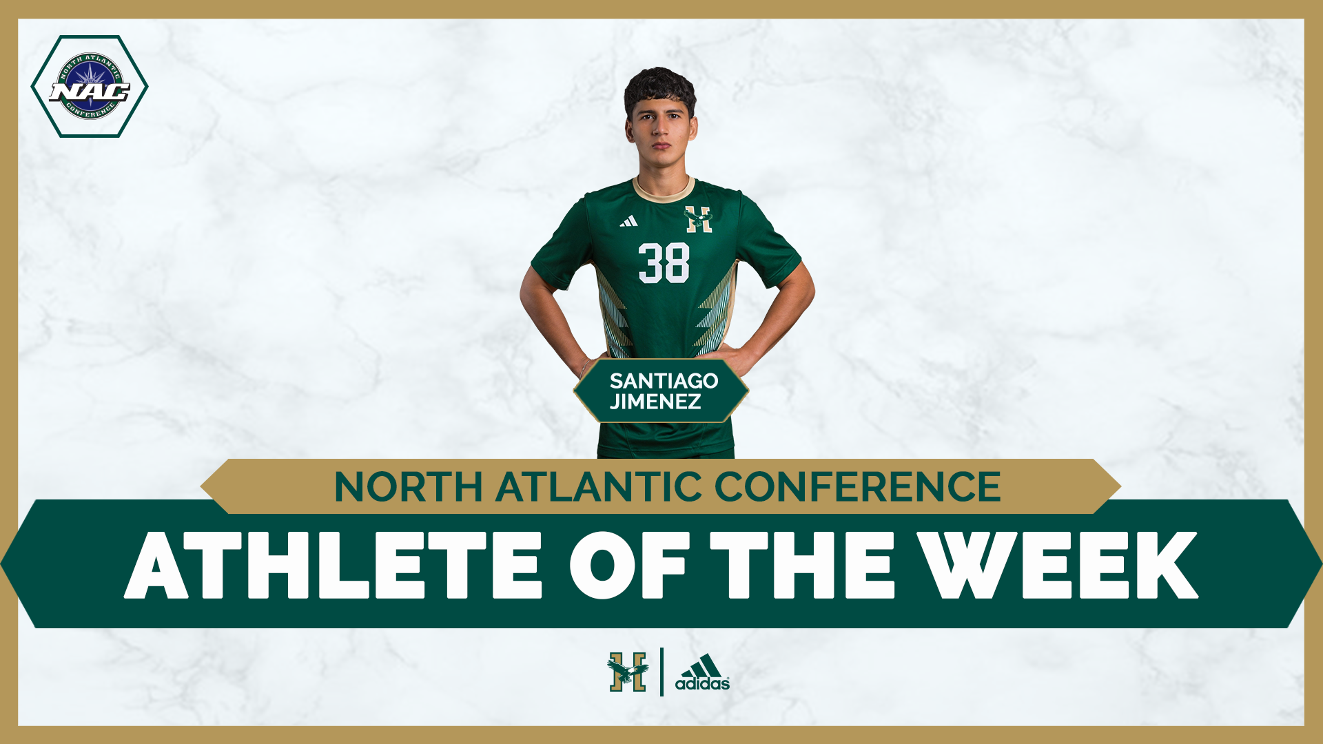 Santiago Jimenez Weekly Award Graphic