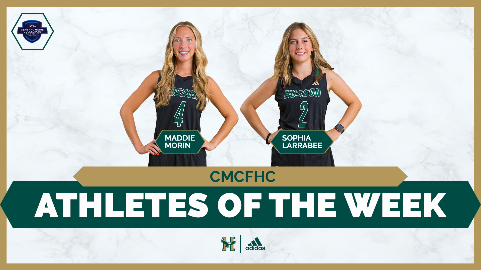 Maddie Morin and Sophia Larrabee Weekly Award Graphic