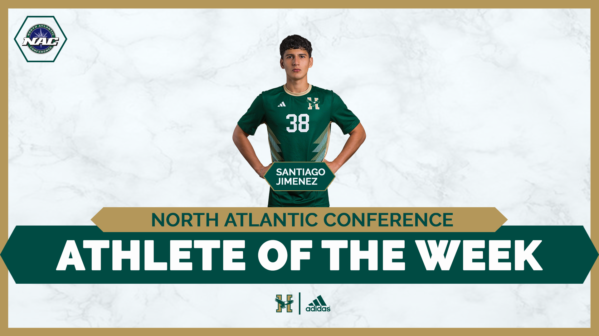 Santiago Jimenez Weekly Award Graphic