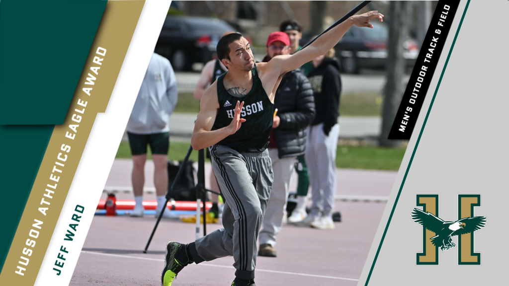 Jeff Ward named men's outdoor track & field Eagle Award winner Husson