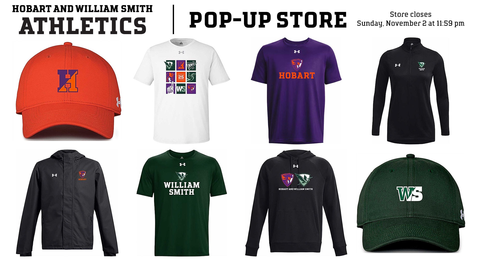HWS Athletics Pop-up Store