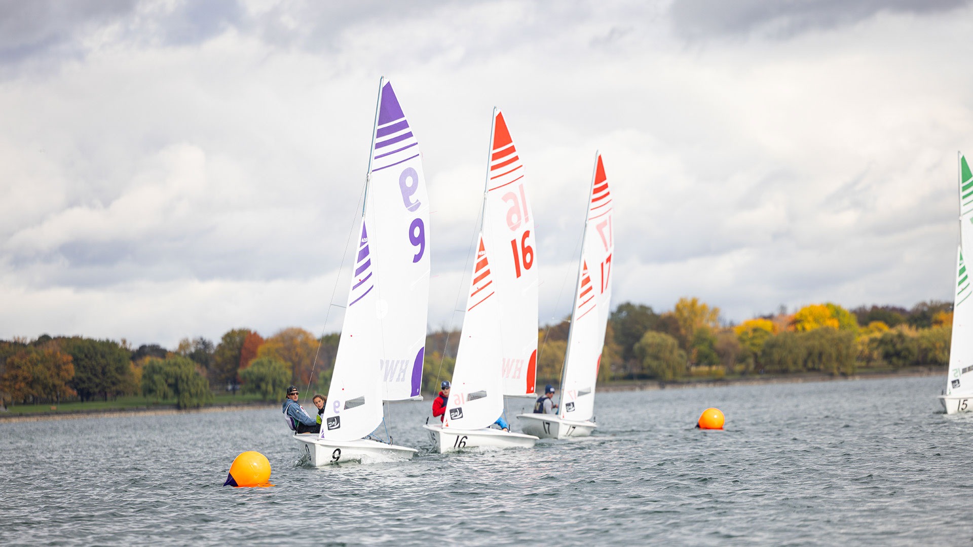Sailing at the War Memorial