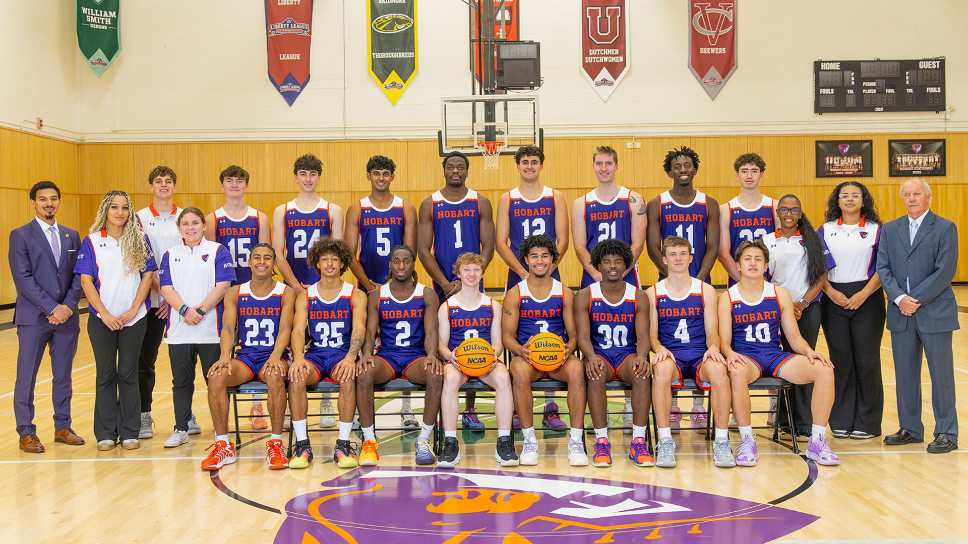 2025-26 Hobart Basketball Team