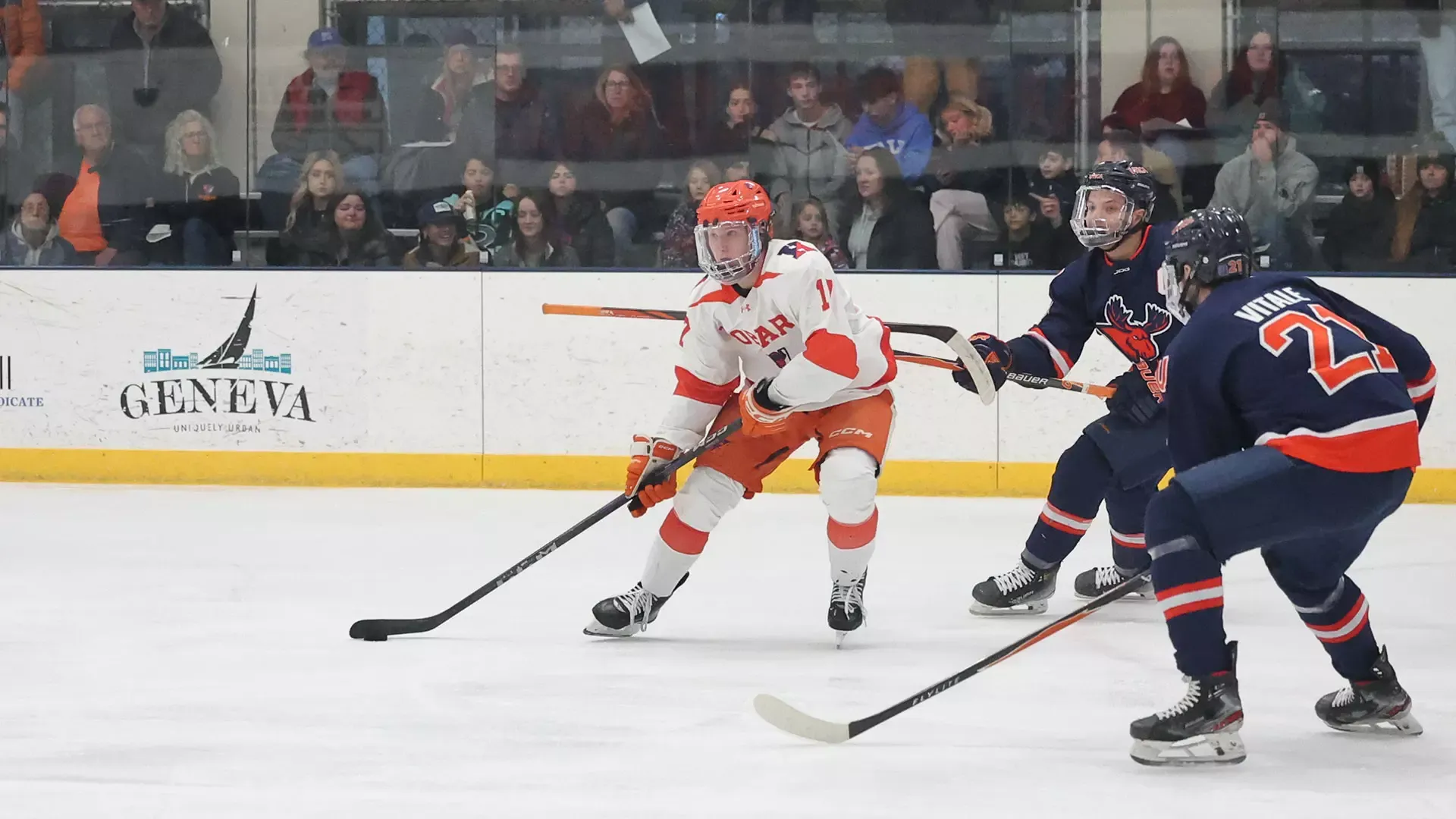 Easton Ryan Looking to Make a Pass in O-Zone