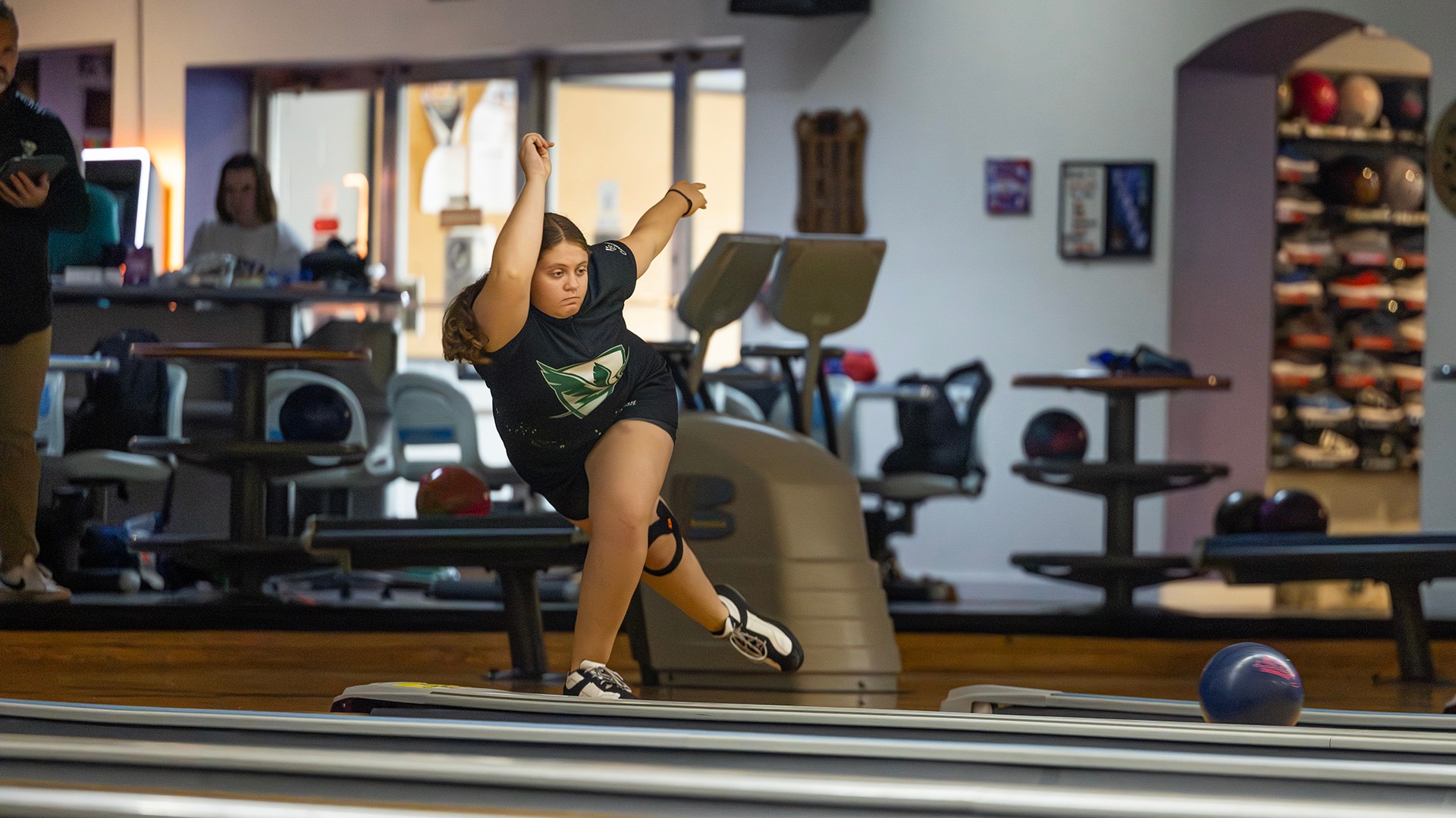 Colleen Jump competes at Sunset Bowl.
