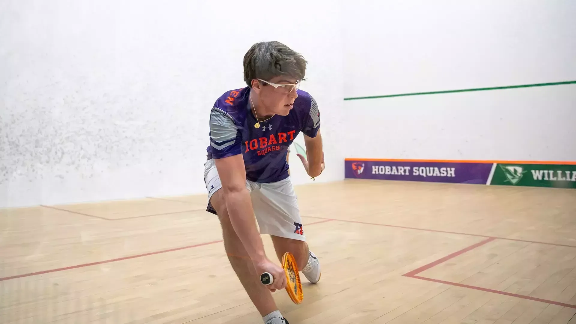 Javier De La Vega going for the ball 