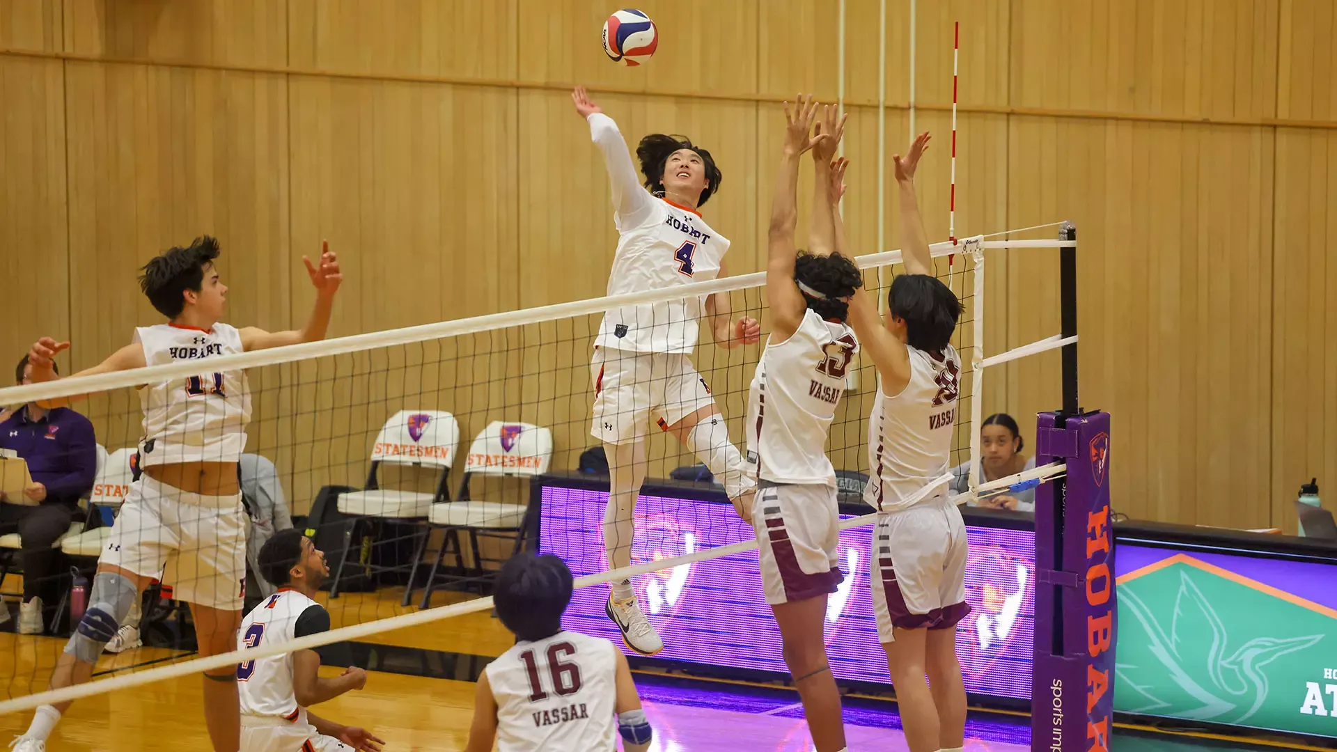 Andrew Kim Swings at the Ball