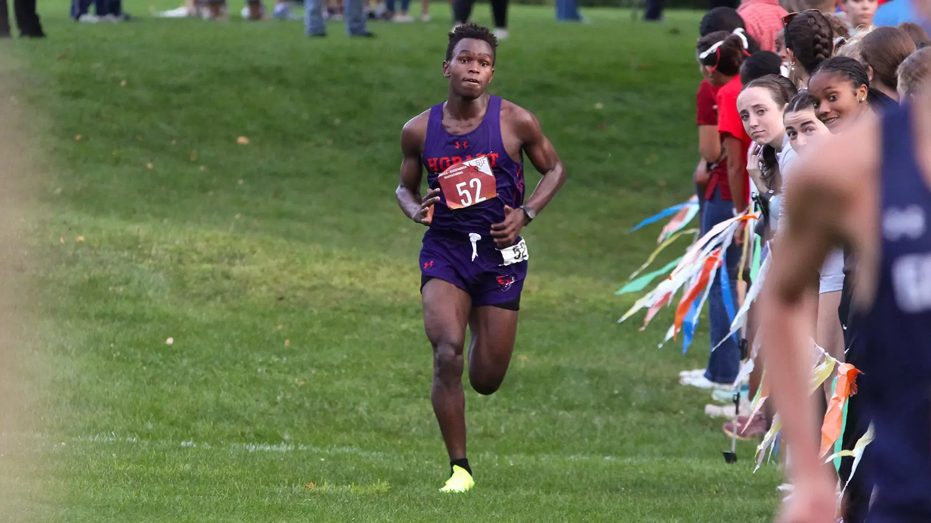 Duncan Kipkoech sprints to the finish in the 2025 Rodenbeck Invitational.