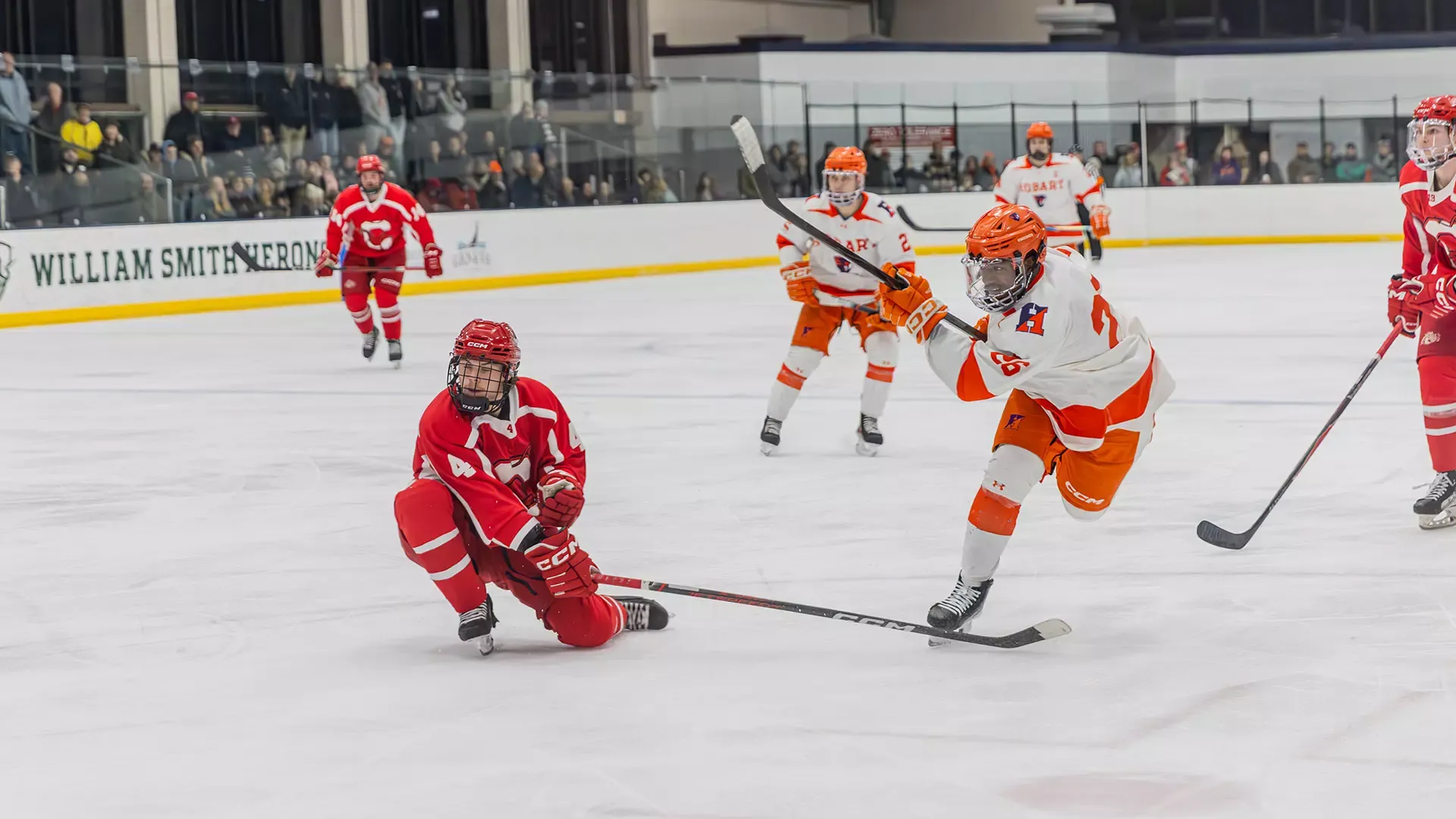 Chris Duclair fires a shot on goal