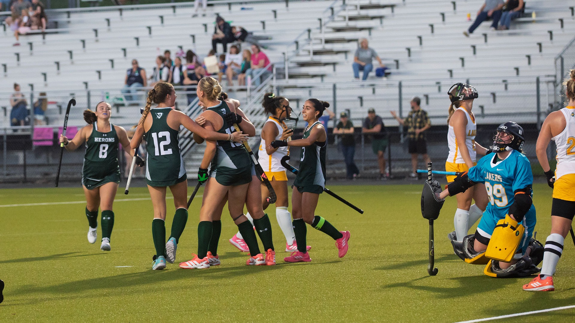 WSFH celebrates Harbert goal