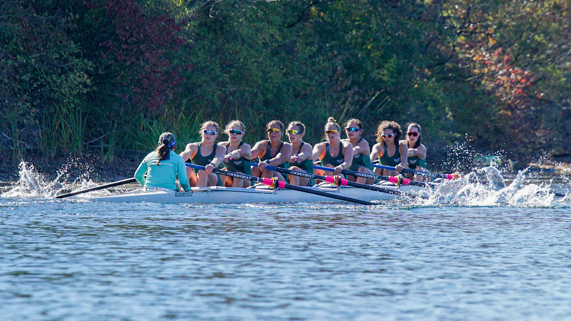 William Smith rowing varsity eight